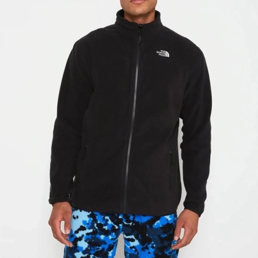◼️The North Face Men's Black Full Zip Three Pockets Jacket (Sz Large)